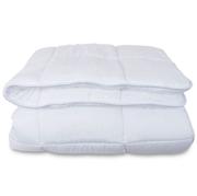 Hvid Zen Sleep vinterfiberdyne opbygget som tolags termodyne