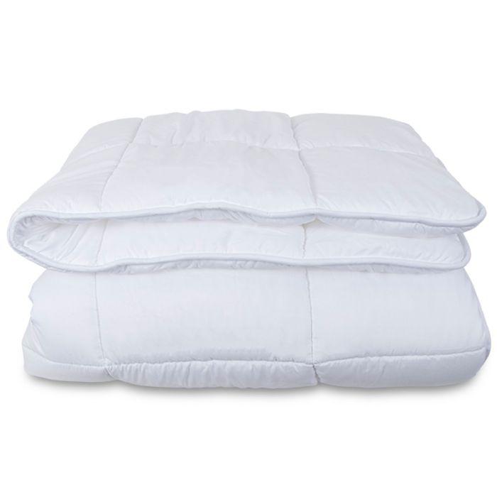 Hvid Zen Sleep vinterfiberdyne opbygget som tolags termodyne